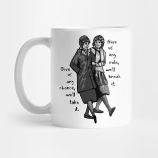 Laverne & Shirley Drawing Mug